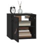 vidaXL Wandschrank Schwarz 31,5x30x30 cm Massivholz Kiefer vidaXL Wandschrank Schwarz 31,5x30x30 cm Massivholz Kiefer
