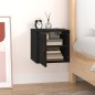 vidaXL Wandschrank Schwarz 31,5x30x30 cm Massivholz Kiefer vidaXL Wandschrank Schwarz 31,5x30x30 cm Massivholz Kiefer