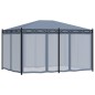 vidaXL Pavillon mit Mückennetze 3x4 m Anthrazit Stahl vidaXL Pavillon mit Mückennetze 3x4 m Anthrazit Stahl
