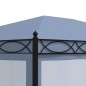 vidaXL Pavillon mit Mückennetze 3x4 m Anthrazit Stahl vidaXL Pavillon mit Mückennetze 3x4 m Anthrazit Stahl