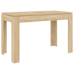 vidaXL Esstisch Sonoma-Eiche 120x60x76 cm Holzwerkstoff
