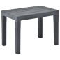 vidaXL Gartenbänke 2 Stk. Anthrazit Kunststoff vidaXL Gartenbänke 2 Stk. Anthrazit Kunststoff