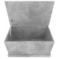 vidaXL Truhe Betongrau 70x40x38 cm Holzwerkstoff vidaXL Truhe Betongrau 70x40x38 cm Holzwerkstoff
