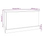 vidaXL Truhe Betongrau 70x40x38 cm Holzwerkstoff vidaXL Truhe Betongrau 70x40x38 cm Holzwerkstoff