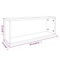 vidaXL Würfelregale 4 Stk. Räuchereiche 60x15x23 cm Holzwerkstoff vidaXL Würfelregale 4 Stk. Räuchereiche 60x15x23 cm Holzwerkstoff