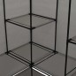 vidaXL Eckkleiderschrank Grau 130 x 87 x 169 cm vidaXL Eckkleiderschrank Grau 130 x 87 x 169 cm