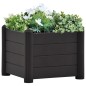 vidaXL Garten-Hochbeet PP Anthrazit 43x43x35 cm vidaXL Garten-Hochbeet PP Anthrazit 43x43x35 cm