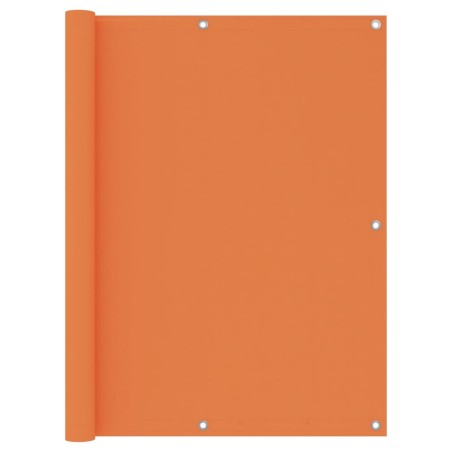 vidaXL Balkon-Sichtschutz Orange 120x400 cm Oxford-Gewebe
