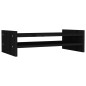 vidaXL Monitorständer Schwarz 50x27x15 cm Massivholz Kiefer vidaXL Monitorständer Schwarz 50x27x15 cm Massivholz Kiefer