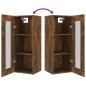 vidaXL Hängeschrank Räuchereiche 34,5x34x90 cm vidaXL Hängeschrank Räuchereiche 34,5x34x90 cm