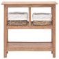vidaXL Konsolentisch Altholz Massiv 69 x 28 x 70 cm
