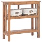 vidaXL Konsolentisch Altholz Massiv 69 x 28 x 70 cm