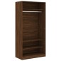 vidaXL Kleiderschrank Braun Eiche-Optik 100x50x200 cm Holzwerkstoff vidaXL Kleiderschrank Braun Eiche-Optik 100x50x200 cm Holzwerkstoff