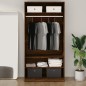 vidaXL Kleiderschrank Braun Eiche-Optik 100x50x200 cm Holzwerkstoff vidaXL Kleiderschrank Braun Eiche-Optik 100x50x200 cm Holzwerkstoff