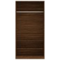 vidaXL Kleiderschrank Braun Eiche-Optik 100x50x200 cm Holzwerkstoff vidaXL Kleiderschrank Braun Eiche-Optik 100x50x200 cm Holzwerkstoff