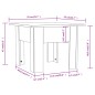 vidaXL Couchtisch Sonoma-Eiche 55x55x42 cm Holzwerkstoff vidaXL Couchtisch Sonoma-Eiche 55x55x42 cm Holzwerkstoff