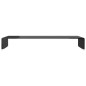 vidaXL TV-Tisch/Bildschirmerhöhung Glas Schwarz 90x30x13 cm vidaXL TV-Tisch/Bildschirmerhöhung Glas Schwarz 90x30x13 cm