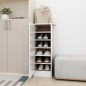 vidaXL Schuhschrank Hochglanz-Weiß 32x35x92 cm Holzwerkstoff vidaXL Schuhschrank Hochglanz-Weiß 32x35x92 cm Holzwerkstoff