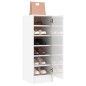 vidaXL Schuhschrank Hochglanz-Weiß 32x35x92 cm Holzwerkstoff vidaXL Schuhschrank Hochglanz-Weiß 32x35x92 cm Holzwerkstoff