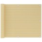 vidaXL Balkon-Sichtschutz Beige 75x300 cm HDPE vidaXL Balkon-Sichtschutz Beige 75x300 cm HDPE
