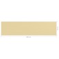 vidaXL Balkon-Sichtschutz Beige 75x300 cm HDPE vidaXL Balkon-Sichtschutz Beige 75x300 cm HDPE