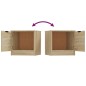 vidaXL Nachttische 2 Stk. Sonoma-Eiche 40x39x40 cm vidaXL Nachttische 2 Stk. Sonoma-Eiche 40x39x40 cm