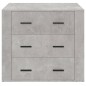 vidaXL Sideboard Betongrau 80x33x70 cm Holzwerkstoff vidaXL Sideboard Betongrau 80x33x70 cm Holzwerkstoff