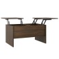 vidaXL Couchtisch Braun Eichen-Optik 80x50x42,5 cm Holzwerkstoff vidaXL Couchtisch Braun Eichen-Optik 80x50x42,5 cm Holzwerkstoff