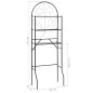 vidaXL Badezimmerregal Schwarz 60 x 33 x 174 cm vidaXL Badezimmerregal Schwarz 60 x 33 x 174 cm