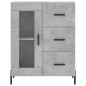 Highboard Betongrau 69,5x34x180 cm Holzwerkstoff Highboard Betongrau 69,5x34x180 cm Holzwerkstoff