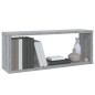 vidaXL Würfelregale 6 Stk. Grau Sonoma 60x15x23 cm Holzwerkstoff vidaXL Würfelregale 6 Stk. Grau Sonoma 60x15x23 cm Holzwerkstoff