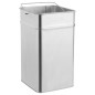 vidaXL Mülleimer mit Aschenbecher Hotel 36 L Edelstahl vidaXL Mülleimer mit Aschenbecher Hotel 36 L Edelstahl
