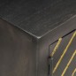 vidaXL TV-Schrank Schwarz Golden 120 x 30 x 40 cm Massivholz Mango vidaXL TV-Schrank Schwarz Golden 120 x 30 x 40 cm Massivholz Mango