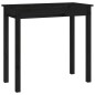 vidaXL Konsolentisch Schwarz 80x40x75 cm Massivholz Kiefer vidaXL Konsolentisch Schwarz 80x40x75 cm Massivholz Kiefer