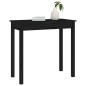 vidaXL Konsolentisch Schwarz 80x40x75 cm Massivholz Kiefer vidaXL Konsolentisch Schwarz 80x40x75 cm Massivholz Kiefer