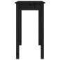 vidaXL Konsolentisch Schwarz 80x40x75 cm Massivholz Kiefer vidaXL Konsolentisch Schwarz 80x40x75 cm Massivholz Kiefer