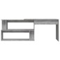 vidaXL Eckschreibtisch Grau Sonoma 200x50x76 cm Holzwerkstoff vidaXL Eckschreibtisch Grau Sonoma 200x50x76 cm Holzwerkstoff