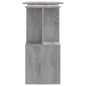vidaXL Eckschreibtisch Grau Sonoma 200x50x76 cm Holzwerkstoff vidaXL Eckschreibtisch Grau Sonoma 200x50x76 cm Holzwerkstoff