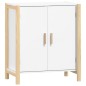 vidaXL Sideboard Weiß 62x38x70 cm Holzwerkstoff vidaXL Sideboard Weiß 62x38x70 cm Holzwerkstoff
