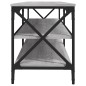 vidaXL TV-Schrank Grau Sonoma 140x40x50 cm Holzwerkstoff vidaXL TV-Schrank Grau Sonoma 140x40x50 cm Holzwerkstoff