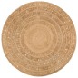 vidaXL Teppich Jute Handgeflochten 180 cm Rund vidaXL Teppich Jute Handgeflochten 180 cm Rund