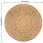 vidaXL Teppich Jute Handgeflochten 180 cm Rund vidaXL Teppich Jute Handgeflochten 180 cm Rund