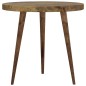 vidaXL 3-tlg. Beistelltisch-Set Dunkelbraun MDF und Eisen vidaXL 3-tlg. Beistelltisch-Set Dunkelbraun MDF und Eisen
