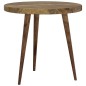 vidaXL 3-tlg. Beistelltisch-Set Dunkelbraun MDF und Eisen vidaXL 3-tlg. Beistelltisch-Set Dunkelbraun MDF und Eisen