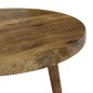 vidaXL 3-tlg. Beistelltisch-Set Dunkelbraun MDF und Eisen vidaXL 3-tlg. Beistelltisch-Set Dunkelbraun MDF und Eisen