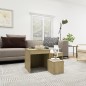 vidaXL Satztische 3-tlg. Sonoma-Eiche Holzwerkstoff vidaXL Satztische 3-tlg. Sonoma-Eiche Holzwerkstoff