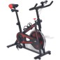 vidaXL Heimtrainer mit Pulsmesser Schwarz und Rot vidaXL Heimtrainer mit Pulsmesser Schwarz und Rot