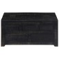 vidaXL Couchtisch Schwarz 65 x 65 x 30 cm Mangoholz Massiv vidaXL Couchtisch Schwarz 65 x 65 x 30 cm Mangoholz Massiv
