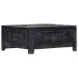 vidaXL Couchtisch Schwarz 65 x 65 x 30 cm Mangoholz Massiv vidaXL Couchtisch Schwarz 65 x 65 x 30 cm Mangoholz Massiv