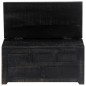 vidaXL Couchtisch Schwarz 65 x 65 x 30 cm Mangoholz Massiv vidaXL Couchtisch Schwarz 65 x 65 x 30 cm Mangoholz Massiv